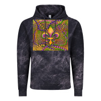 Cloud Black mardi gras fleur de lis Vintage Hoodie - RanaPortraitStore
