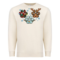 Sandshell Christmas paws Premium Sweatshirt - RanaPortraitStore