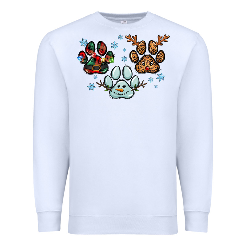 Christmas Paws Premium Sweatshirt by RanaPortraitStore | Teevron