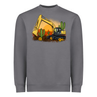 Storm excavator cactus sunflower sunset Heavyweight Sweatshirt - Artiststas