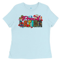 Baby Blue proud latina Ladies Tee - Zillion Design Studio