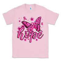 Bubblegum Pink hope breast cancer butterfly Classic Tee - Jasminsmagicworld