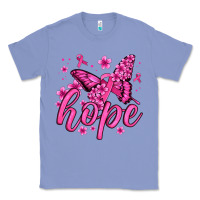 Colony Blue hope breast cancer butterfly Classic Tee - Jasminsmagicworld