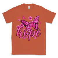 Copper hope breast cancer butterfly Classic Tee - Jasminsmagicworld