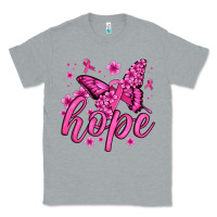 Heather Grey hope breast cancer butterfly Classic Tee - Jasminsmagicworld