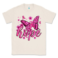 Natural hope breast cancer butterfly Classic Tee - Jasminsmagicworld