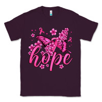 Plum hope breast cancer butterfly Classic Tee - Jasminsmagicworld