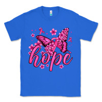 True Royal hope breast cancer butterfly Classic Tee - Jasminsmagicworld