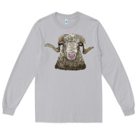 Moon Dust rambouillet sheep head Long Sleeve Tee - LillyAllenDesigns