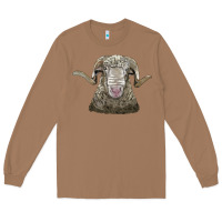 Toasted Coconut rambouillet sheep head Long Sleeve Tee - LillyAllenDesigns