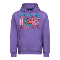 Tulip I wear my heart on my sleeve Valentine's Day Urban Hoodie - HowdyJamesFarm