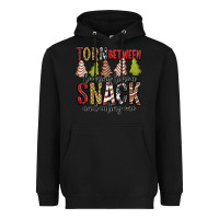 Black torn between looking like a snack and eating one christmas cake Heavyweight Hoodie - Jasminsmagicworld
