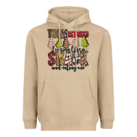 Mushroom torn between looking like a snack and eating one christmas cake Heavyweight Hoodie - Jasminsmagicworld
