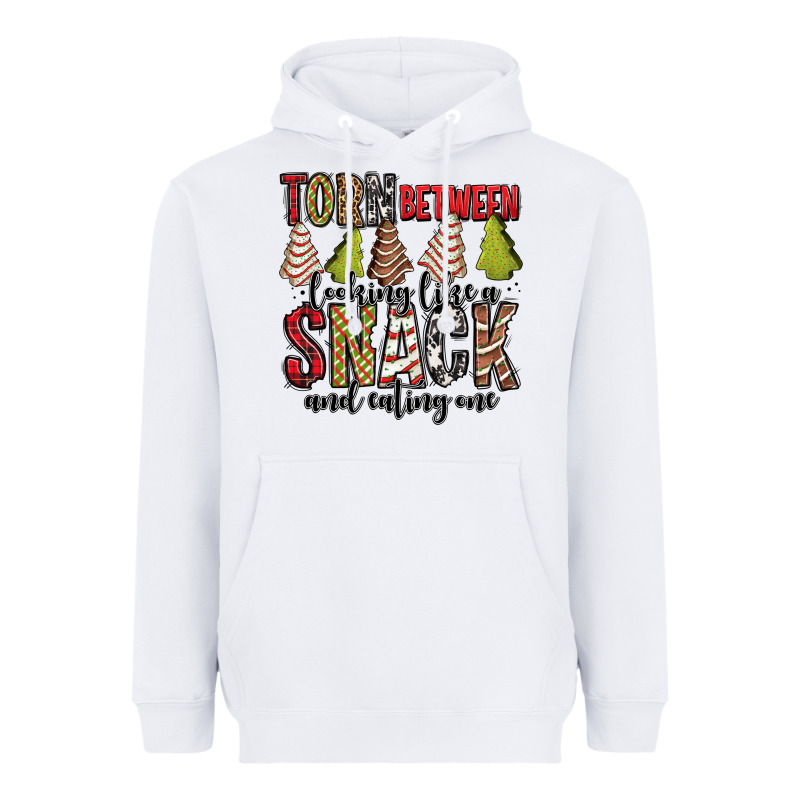 Torn Between Looking Like A Snack And Eating One Christmas Cake Heavyweight Hoodie by Jasminsmagicworld | Teevron