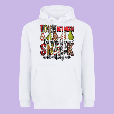 Torn Between Looking Like A Snack And Eating One Christmas Cake Heavyweight Hoodie Designed By Jasminsmagicworld