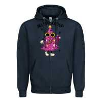 Navy all spruced up Zipper Hoodie - MaliasSmallBusiness