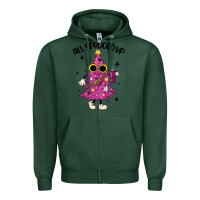 Sports Green all spruced up Zipper Hoodie - MaliasSmallBusiness