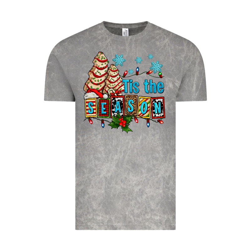 Tis The Season Christmas Tree Cake Ado Vintage Tee by AdoDesignShop | Teevron