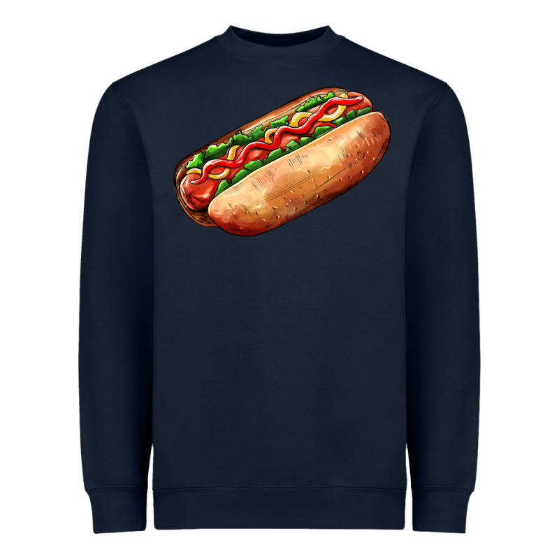 American Hot Dog Heavyweight Sweatshirt by AdoDesignShop | Teevron