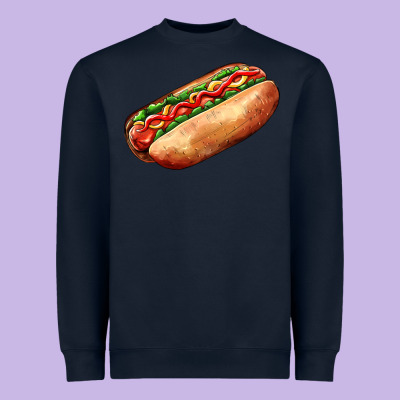 American Hot Dog Heavyweight Sweatshirt Designed By Adodesignshop