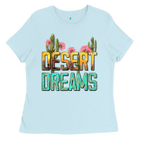 Baby Blue desert dreams tbw Ladies Tee - texasbilliewilder