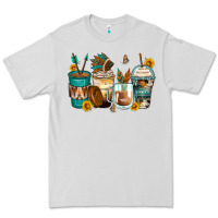 Dove Grey indian headdress coffee cups Premium Tee - Zillion Design Studio