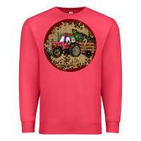 Cardinal Christmas Tractor Premium Sweatshirt - RanaPortraitStore