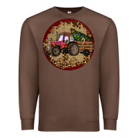 Chestnut Christmas Tractor Premium Sweatshirt - RanaPortraitStore