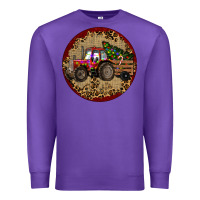 Christmas Tractor Premium Sweatshirt | Teevron