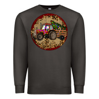 Smoke Christmas Tractor Premium Sweatshirt - RanaPortraitStore