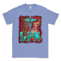 Colony Blue licensed practical nurse medical symbol  background Classic Tee - BarkalooDesign