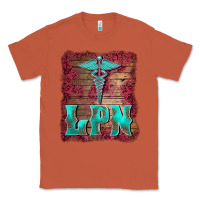 Copper licensed practical nurse medical symbol  background Classic Tee - BarkalooDesign