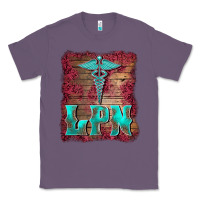 Lavender licensed practical nurse medical symbol  background Classic Tee - BarkalooDesign