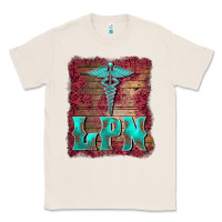Natural licensed practical nurse medical symbol  background Classic Tee - BarkalooDesign
