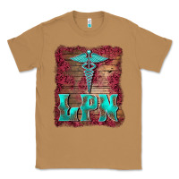 Toasted Coconut licensed practical nurse medical symbol  background Classic Tee - BarkalooDesign