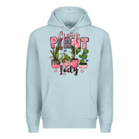 Blue Mist crazy plant lady houseplants Premium Hoodie - JahusDesignShop