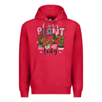 Cardinal crazy plant lady houseplants Premium Hoodie - JahusDesignShop
