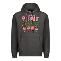 Charcoal Heather crazy plant lady houseplants Premium Hoodie - JahusDesignShop