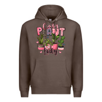 Coffee crazy plant lady houseplants Premium Hoodie - JahusDesignShop