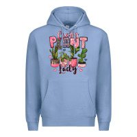 Colony Blue crazy plant lady houseplants Premium Hoodie - JahusDesignShop