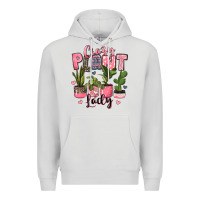 Dove Grey crazy plant lady houseplants Premium Hoodie - JahusDesignShop