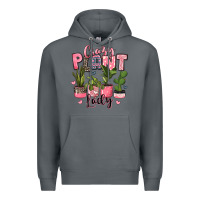 Rock crazy plant lady houseplants Premium Hoodie - JahusDesignShop