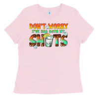Bubblegum Pink dont worry ive had both my shots Ladies Tee - texasbilliewilder