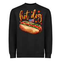 Black hot dog Heavyweight Sweatshirt - AdoDesignShop