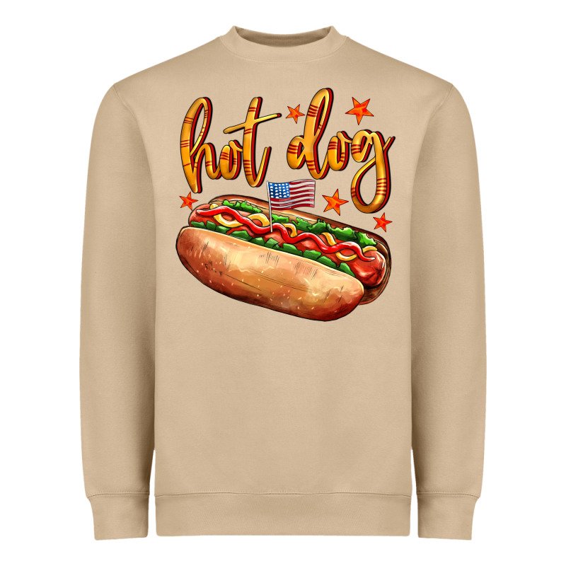 Hot Dog Heavyweight Sweatshirt by AdoDesignShop | Teevron