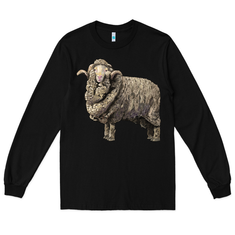 Merino Wool Sheep Long Sleeve Tee by LillyAllenDesigns | Teevron