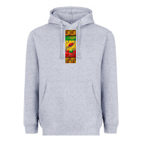 Heather Grey juneteenth pen wrap Heavyweight Hoodie - BarkalooDesign