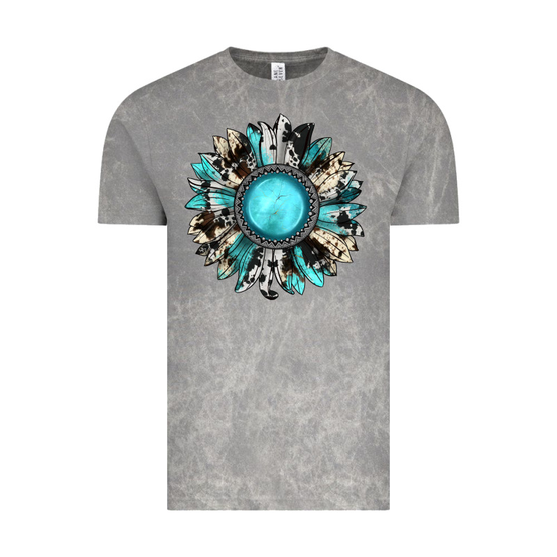 Western Sunflower Gemstone Vintage Tee by JahusDesignShop | Teevron