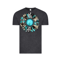 Vintage Black western sunflower gemstone Vintage Tee - JahusDesignShop