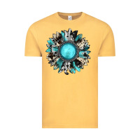 Vintage Mustard western sunflower gemstone Vintage Tee - JahusDesignShop